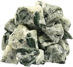Amazing Gemstone Green Tourmaline with Quartz Raw Crystals and Healing Stones, Natural Rocks For Tumbling - DIY Raw Stones And Crystals (1 Piece)