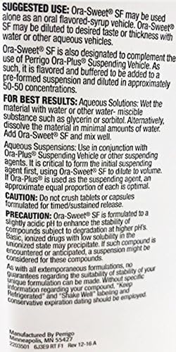 Ora-Sweet Sugar Free Syrup, 1Pt - Buy Packs and SAVE (Pack of 2)