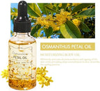 Osmanthus Essential Oil with Flower Petal, Sunflower Seed, Olive Fruit Natural Massage Oils for Nails, Hair, Body, Face Moisturizing Skincare Oil Serum Dry Hair Strengthening Treatment All Types 30ml