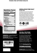 Terrasoul Superfoods Himalayan Pink Salt, 2.5 Lbs - Extra Fine | Trace Minerals