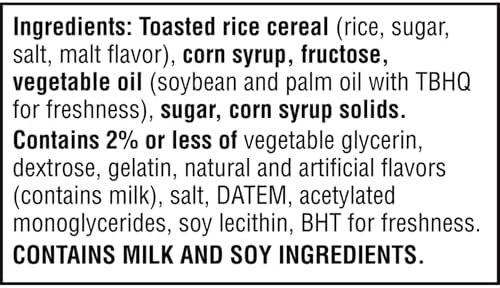 Rice Krispies Treats Marshmallow Treat Sheet, Kids Snacks, Baking Project, Original, 32oz Bag (1 Sheet)