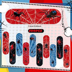 Patelai 10 Styles Kids Bandages Bulk Children's Adhesive Colorful Cute Bandages Waterproof Breathable Stickers Flexible Cartoon Protection Care Cuts for Girls Boys(Spider)