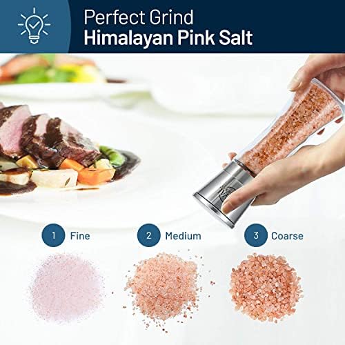 Himalayan Pink Salt 10 lbs Coarse Grain Bulk Bag (2 pack of 5lbs) - Himalayan Pure Gourmet Crystals -Suitable for Body Bath Scrubs Table Salt Grinder & Salt Mills - Kosher