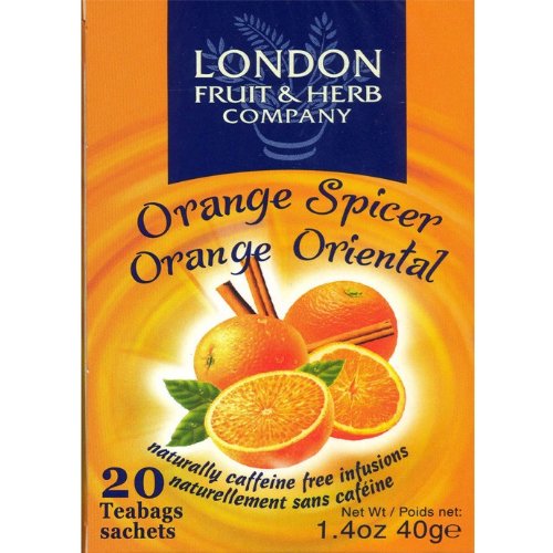 London Fruit & Herb Company Orange Spicer Tea, 20 Count