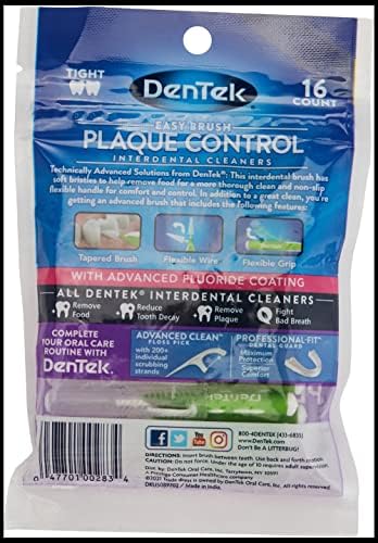 Dentek Easy Brush Cleaners Extra Tight Spaces 16 Count