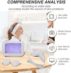 7-Inch HD Hair & Skin Analyzer - 50x & 200x Magnification Scalp & Facial Detector, Professional Optical Magnifier for Hair Follicle & Skin Health Evaluation