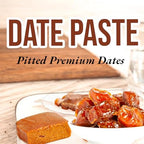 Date Paste 35 oz (2.2 lb) – 100% Khalas Saudi Dates, Pitted, No Added Sugar, Natural Sweetener for Baking & Cooking, High Fiber, Non-GMO, Gluten-Free