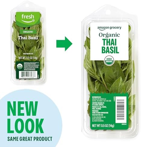 Amazon Grocery, Organic Thai Basil, 0.5 Oz