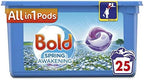 Bold All-in-1 Pods Washing Liquid Capsules Spring Awakening 25 Washes