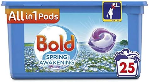 Bold All-in-1 Pods Washing Liquid Capsules Spring Awakening 25 Washes