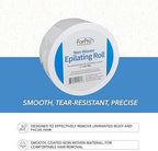 ForPro Non-Woven Epilating Roll for Body and Facial Hair Removal, Tear-Resistant, Lint-Free, 3” x 55 Yards, White