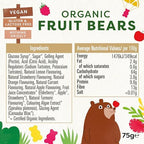 Biona Organic - Sweets - Jellies - Mini Fruit Bears - 75g