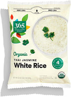 365 by Whole Foods Market, Organic White Rice Thai Jasmine, 20 oz, (Frozen)