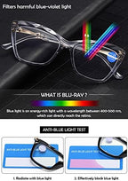Cat Eye Reading Glasses Blue Light Blocking Fashion Crystal Frame Computer Readers Eyeglasses for Women