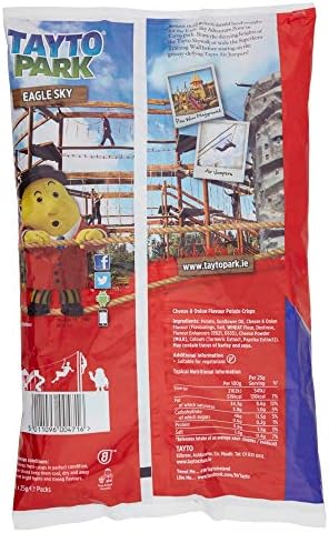 Tayto Cheese & Onion Chips 25g x 6 Pack by Tayto