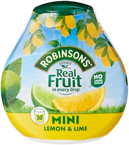 Robinsons Mini - No Added Sugar - Low Calorie - Lemon and Lime, 66 ml (pack of 6)