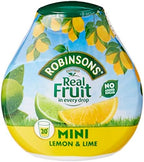Robinsons Mini - No Added Sugar - Low Calorie - Lemon and Lime, 66 ml (pack of 6)