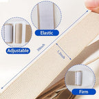 1Pcs Ostomy Belts for Women Men Adjustable Ostomy Belt Attaches Securely to Ostomy Pouch 1.18x42 Inches Preventing Bag Chassis Warping Colostomy Belt for Post Operative Care After Ileostomy Surgery