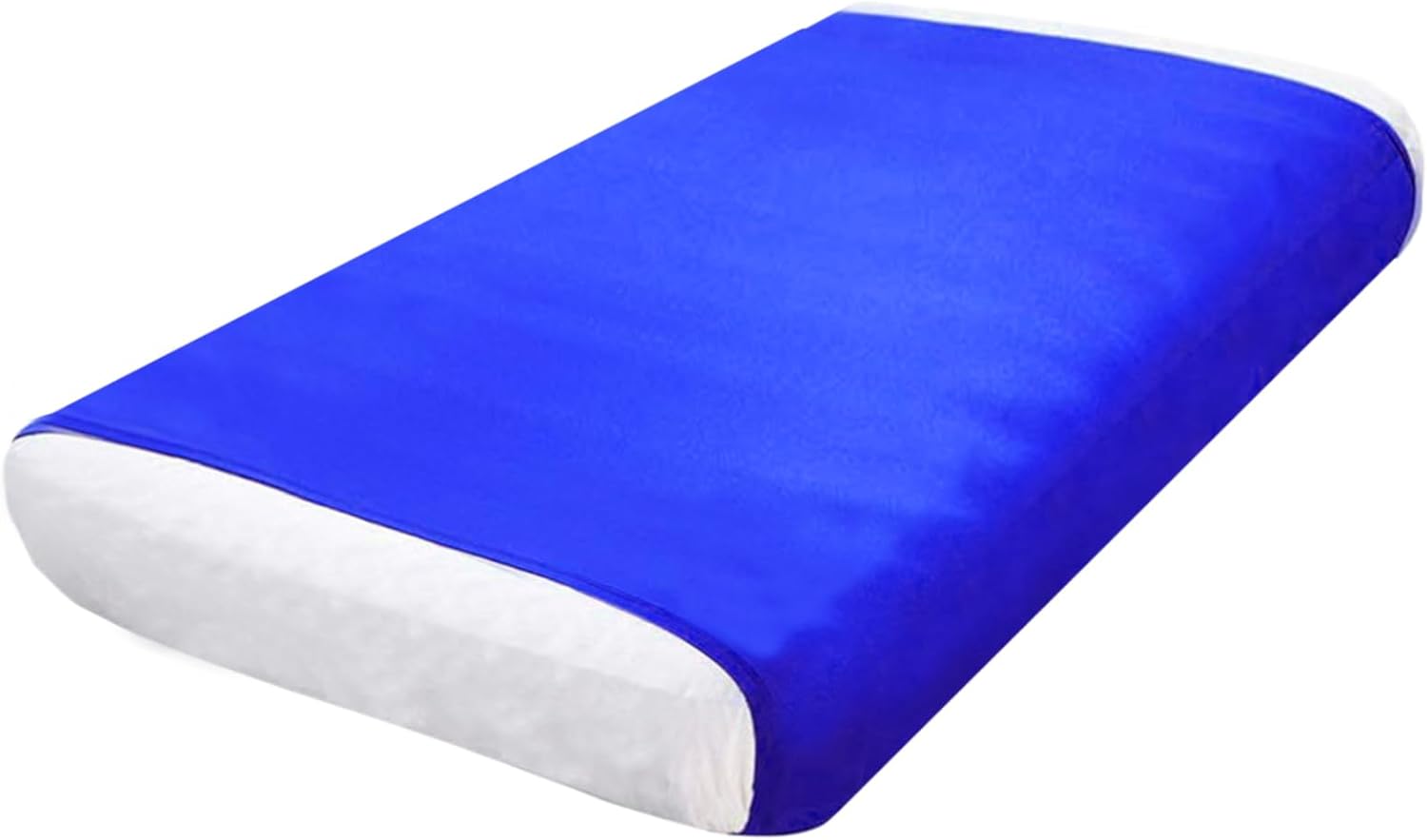 Ntomtuex Sensory Bed Sheet for Compression Reduced Pressure Weighted Blanket to Keep Nice Sleeping Comfortable with Light Breathable Polyester, Blue, 38"x60"
