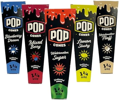 Variety Pack 2.0-1 1/4 Size, Unbleached - 5 Packs