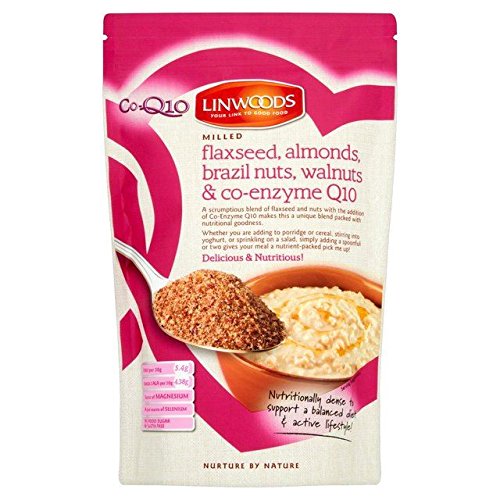 Linwoods CO-Q10 Milled Flaxseed, Almonds, Brazil & Walnuts - 360g (0.79lbs)