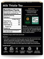 Buddha Teas - Organic Milk Thistle Tea - Herbal Tea - Single Ingredient - Mild, Earthy, Nutty Taste - Enjoy Hot or Cold - Caffeine Free - 100% Kosher & Non-GMO - 18 Tea Bags (Pack of 1)