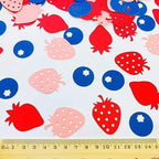 100PCS Strawberry Confetti Red and Pink Strawberry Table Confetti for Birthday Baby Shower Strawberry Theme Party Decoration Supplies