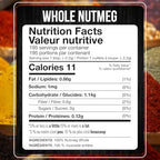 Fresh Finest Whole Nutmeg 15.16oz - Premium Quality Whole Nutmeg - All-Natural, Non-GMO, Gluten-Free, Kosher - Perfect for Baking, Cooking, and Desserts