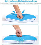 MESINURS Donut Butt Pillow, Anti-Decubitu Pad Bed Cushion, Post-Op Pressure Nursing Pad for Bedridden, Elderly, Disabled, Pregnant (15"x15", Square)