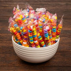 Candy Necklaces Individually Wrapped - 100 Count Bulk Candy Jewelry Party Favors