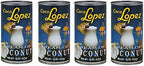 Cream of Coconut Coco Lopez Set of 4 Can