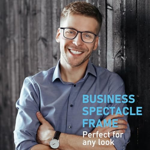 BLOEXCLU 6 Pack Reading Glasses for Men Sports Style Blue Light Blocking Readers with Spring Hinge Women Eyeglasses