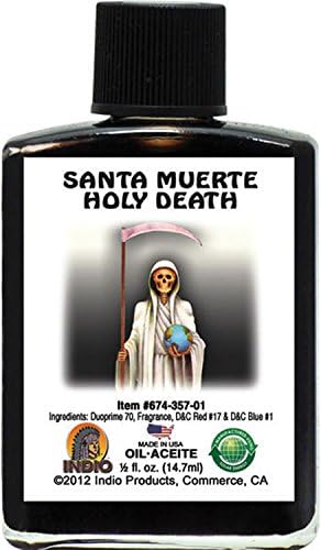 INDIO Spiritual Oil - Holy Death Muerte Black (Scented, 0.5 fl. oz)