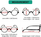 Eyekepper Round Reading Glasses a Little Large Than Vintage Professor Oval Readers