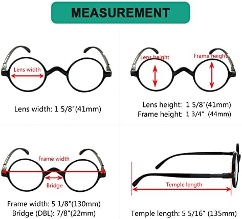 Eyekepper Round Reading Glasses a Little Large Than Vintage Professor Oval Readers