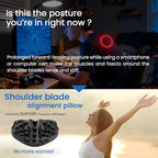 Shoulder Blade & Trapezius Trigger Point Massager, Upper Back Stretcher for Shoulder Back Pain Relief, Posture Correction & Muscle Relaxation, Ideal Gift for Elders