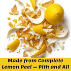 SavorSatch Lemon Peel Granules - 6oz Resealable Pouch | Certified Kosher, GMO-Free, Allergen-Free | Bulk Citrus Zest for Seasoning, Rubs, Marinades, Dressings - 6 Ounce (Pack of 1)