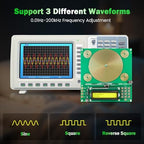 Adjustable Frequency Generator Machine | Schumann Resonance Pulse Generator 7.83Hz Nature Sine Wave Resonator Sound Frequency Devices for Sleep | Relaxation(0.01Hz-200000Hz)