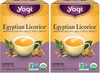 Yogi Tea, Egyptian Licorice, 16 Count, Packaging May Vary (Pack of 2)