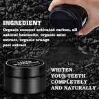 Teeth Whitening Charcoal Powder, Activated Charcoal Tooth Cleaning Powder, Natural Toothpaste Alternative, Oral Care Sets Natural Coconut, Organic and Chemical Free (1)