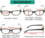 Eyekepper Classic Reading Glasses for Men 5 Pack Spring Hinges Readers