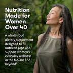 Garden of Life Multivitamin for Women 40 Plus, Organics Womens Vitamins, Hormone & Breast Health Support Blend, Vegan, 120 Tablets
