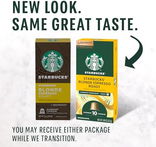 Starbucks by Nespresso Original Line Blonde Roast Espresso 50-count Espresso Pods