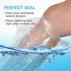 Waterproof Cast Covers for Shower Leg - Watertight Seal - Adult & Kids - Reusable 2-Pack Leg Cast Covers for Shower Adult