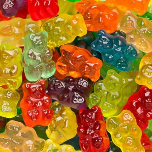 Albanese 12 flavor gummi bears Tub jelibon candy 10 0z (283 Gram) x 3 Packs by Pufai Grocery
