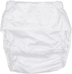 GLEAVI Washable Cloth Diaper for Adults Reusable Incontinence Pants with Super Absorbency for Elderly Care and White