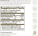 Psyllium Husks Fiber Solgar 200 VCaps