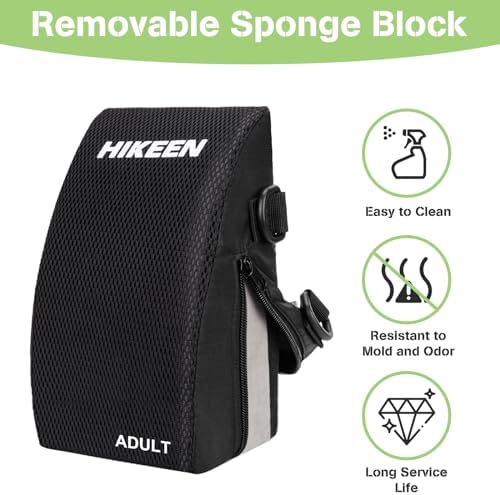 Hikeen Knee Savers for Catchers Catcher Knee Pads for Baseball Softball with Removable Sponge Block Catchers Knee Wedge Catcher Knee Support Gear for Adults