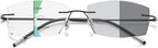 Progressive Photochromic Multifocus Reading Glasses Blue Light Blocking Diamond Cut Transition Multifocal Readers