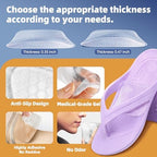 Arch Support Inserts Women for Flat Feet, Gel Arch Inserts for Plantar Fasciitis Relief, Non-Slip Arch Support Pads, Two-Option of Different Heights